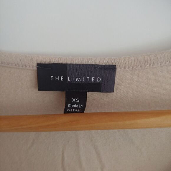 The Limited Women's Tank Top Gold Embroidery Peacock Feathers Size XS - Picture 3 of 7